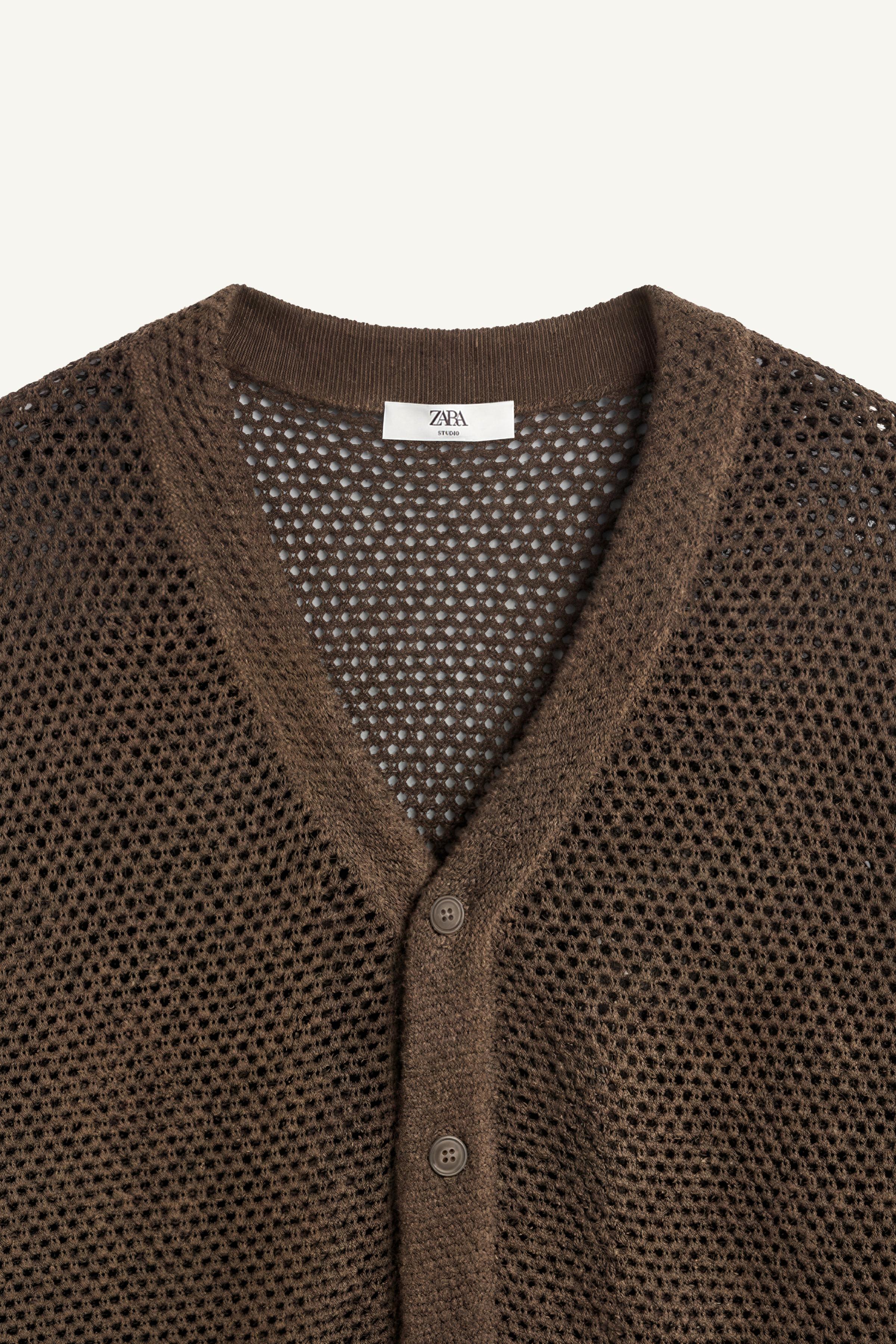 CARDIGAN RELAXED FIT CROCHET
